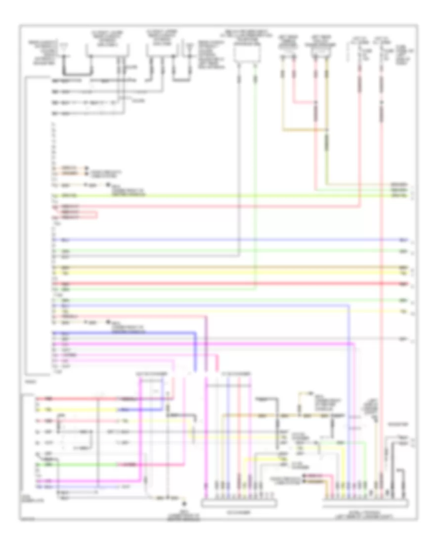 Radio Wiring Diagram with Bose 1 of 2 for Audi TT 2009