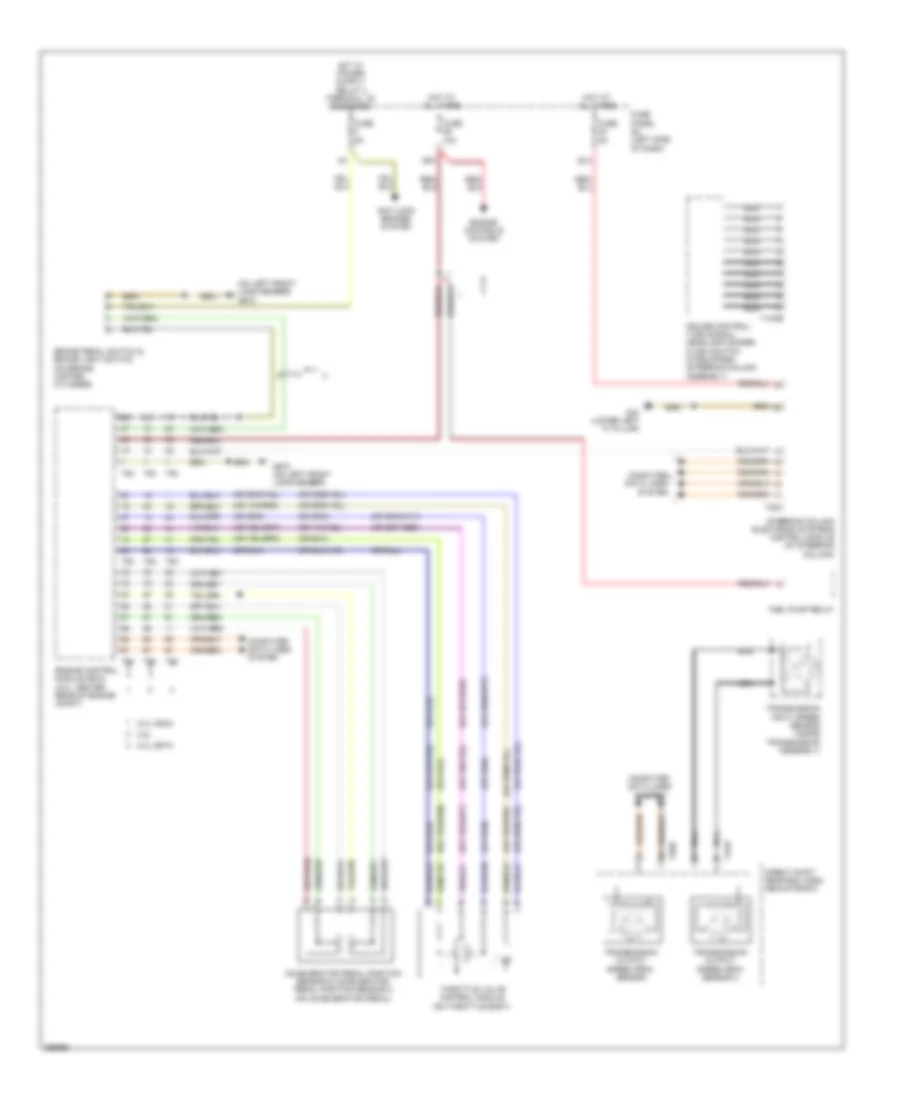 Cruise Control Wiring Diagram for Audi TT RS 2013