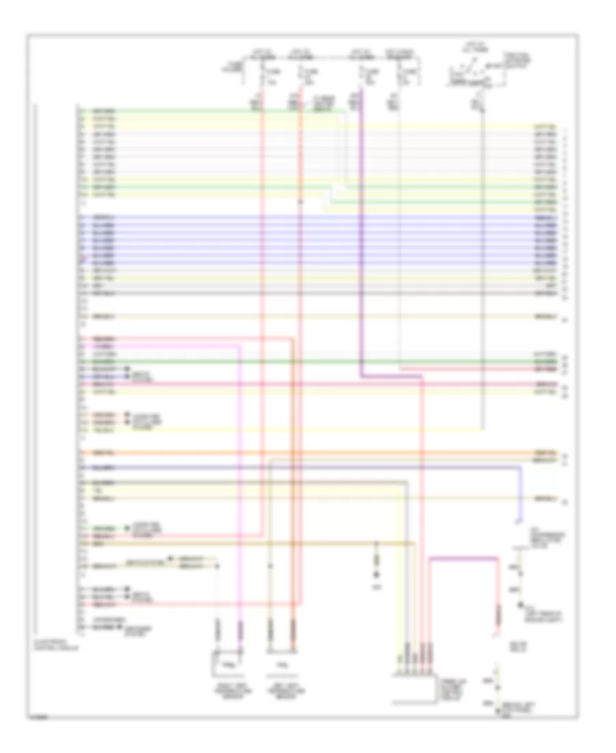 Automatic AC Wiring Diagram (1 of 3) for Audi S4 Avant Quattro 2006