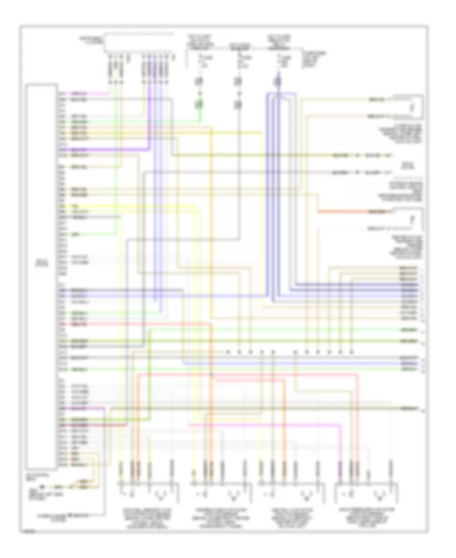 Automatic A C Wiring Diagram 1 of 2 for Audi A4 Quattro 2001