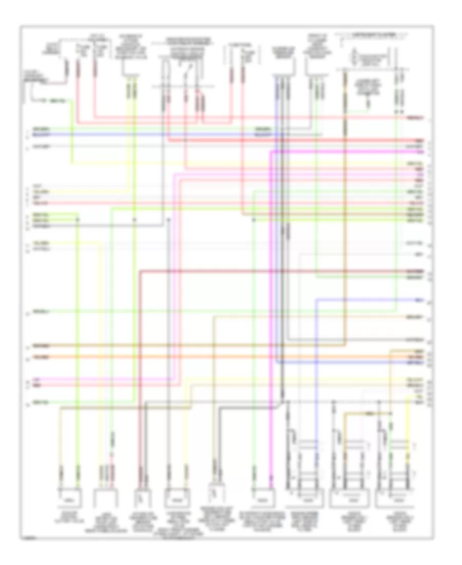 1.8L, Engine Performance Wiring Diagram (2 of 3) for Audi A4 Quattro 2001