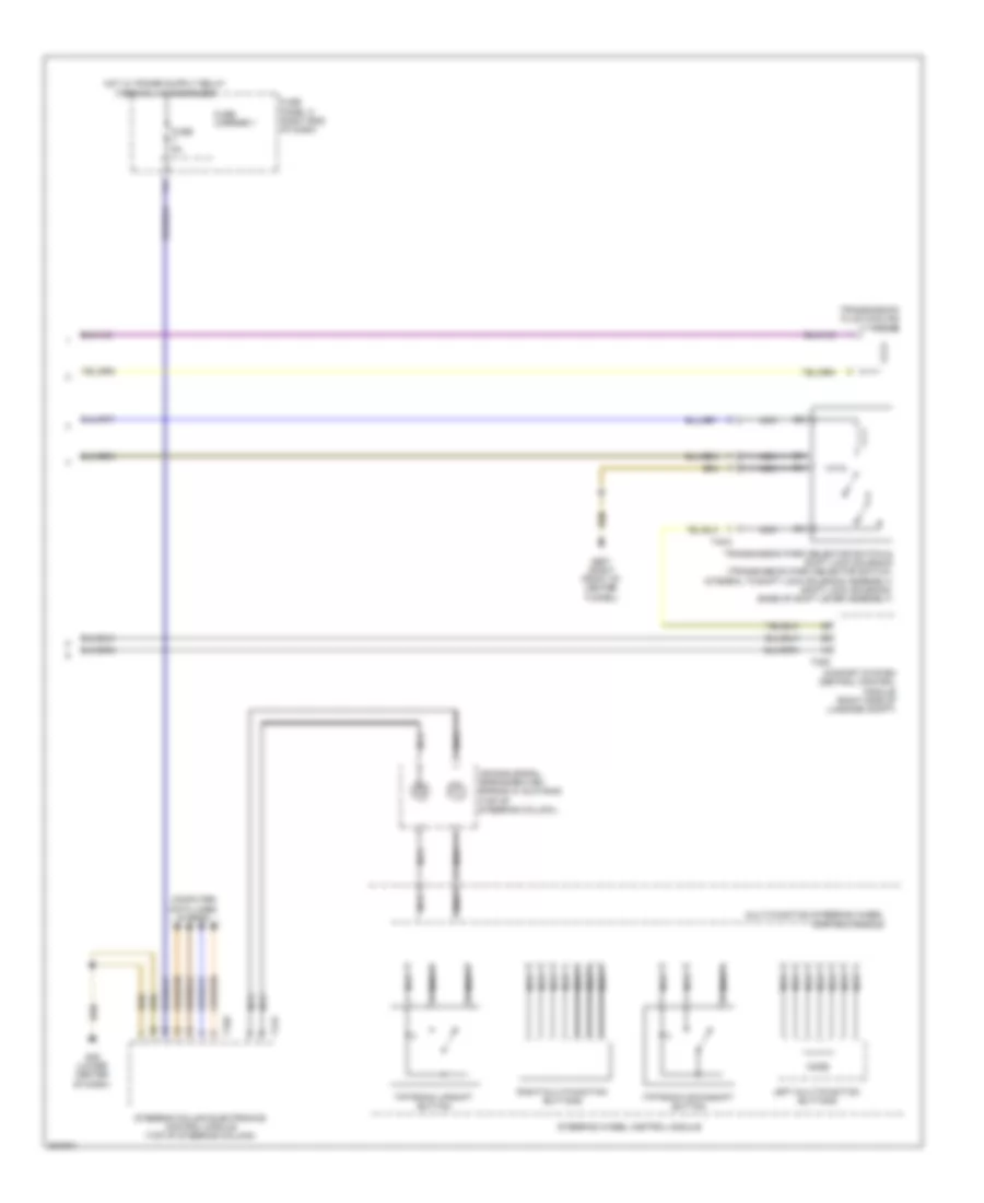 A T Wiring Diagram 3 of 3 for Audi A7 2012