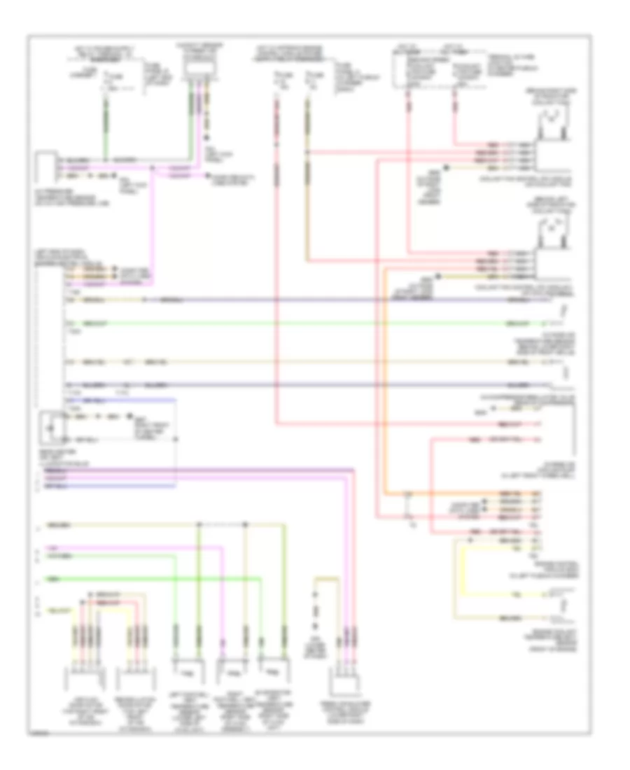 Automatic AC Wiring Diagram, Basic (2 of 2) for Audi A7 2012