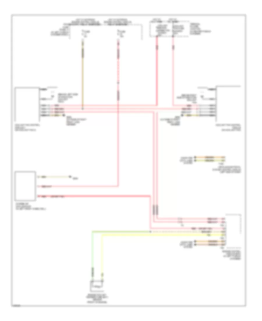 Cooling Fan Wiring Diagram for Audi A7 2012