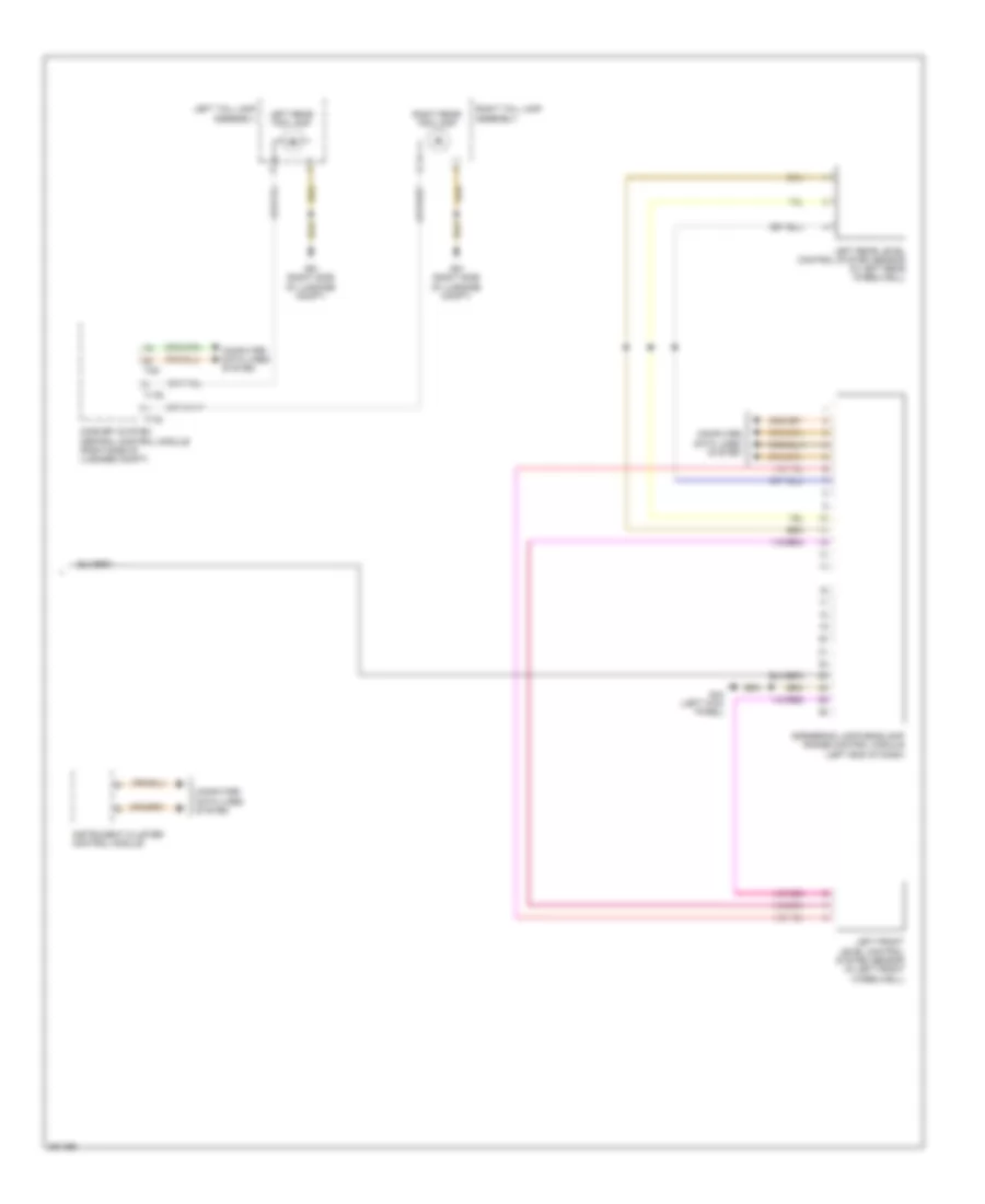 Headlights Wiring Diagram, with HID with Bi-Xenon Headlights (3 of 3) for Audi A7 2012