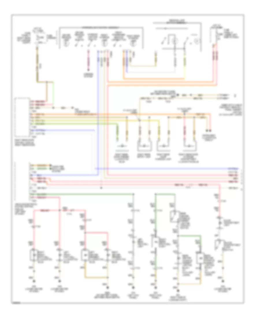 Courtesy Lamps Wiring Diagram 1 of 3 for Audi A7 2012