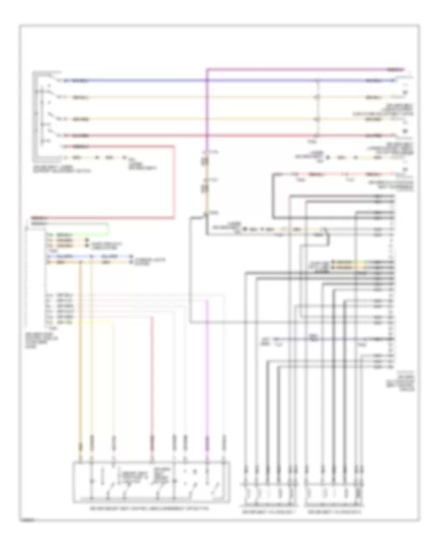 Memory Seat Wiring Diagram 2 of 4 for Audi A7 2012