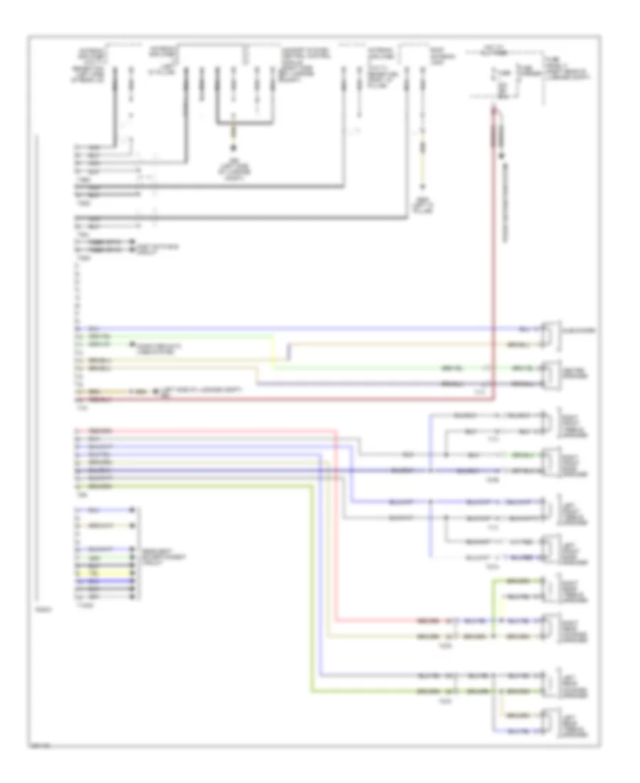 Radio Wiring Diagram, Basic for Audi A7 2012