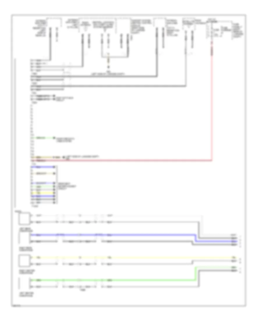 Radio Wiring Diagram Bose MMI 1 of 2 for Audi A7 2012