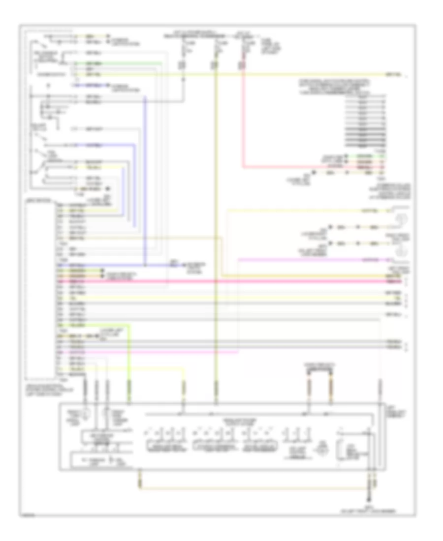 Headlights Wiring Diagram, with Bi-Xenon, with Cornering Headlights (1 of 2) for Audi TTS Premium Plus 2013