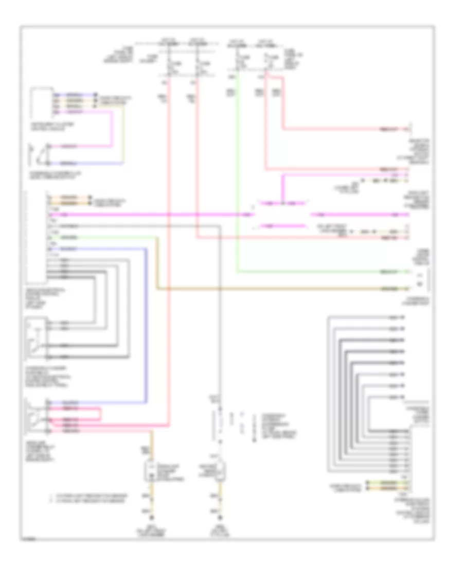 WiperWasher Wiring Diagram, Early Production for Audi TT Quattro 2009