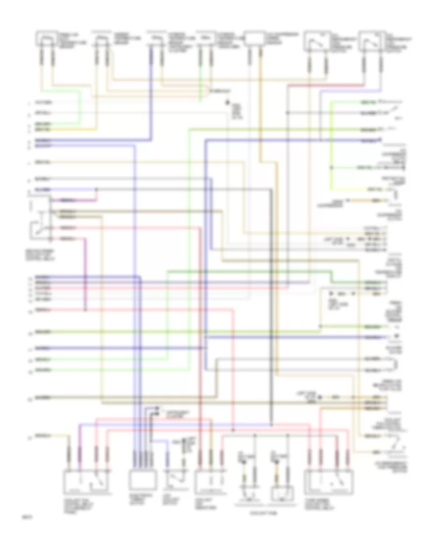 Auto A C Heater System Wiring Diagram With A T Wiring Diagram 2 Of 2 for Audi 90 CS 1994