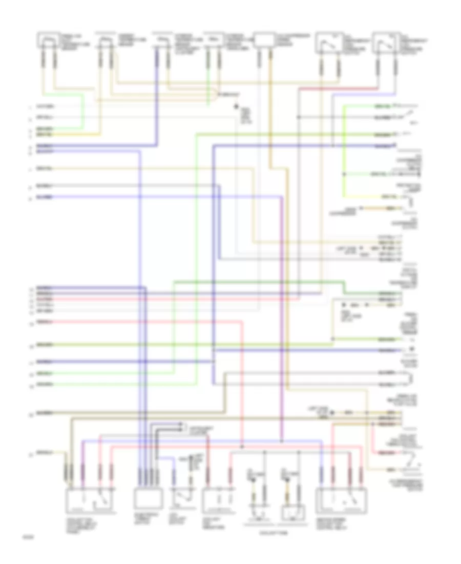 Auto A C Heater System Wiring Diagram With M T Wiring Diagram 2 Of 2 for Audi 90 CS 1994