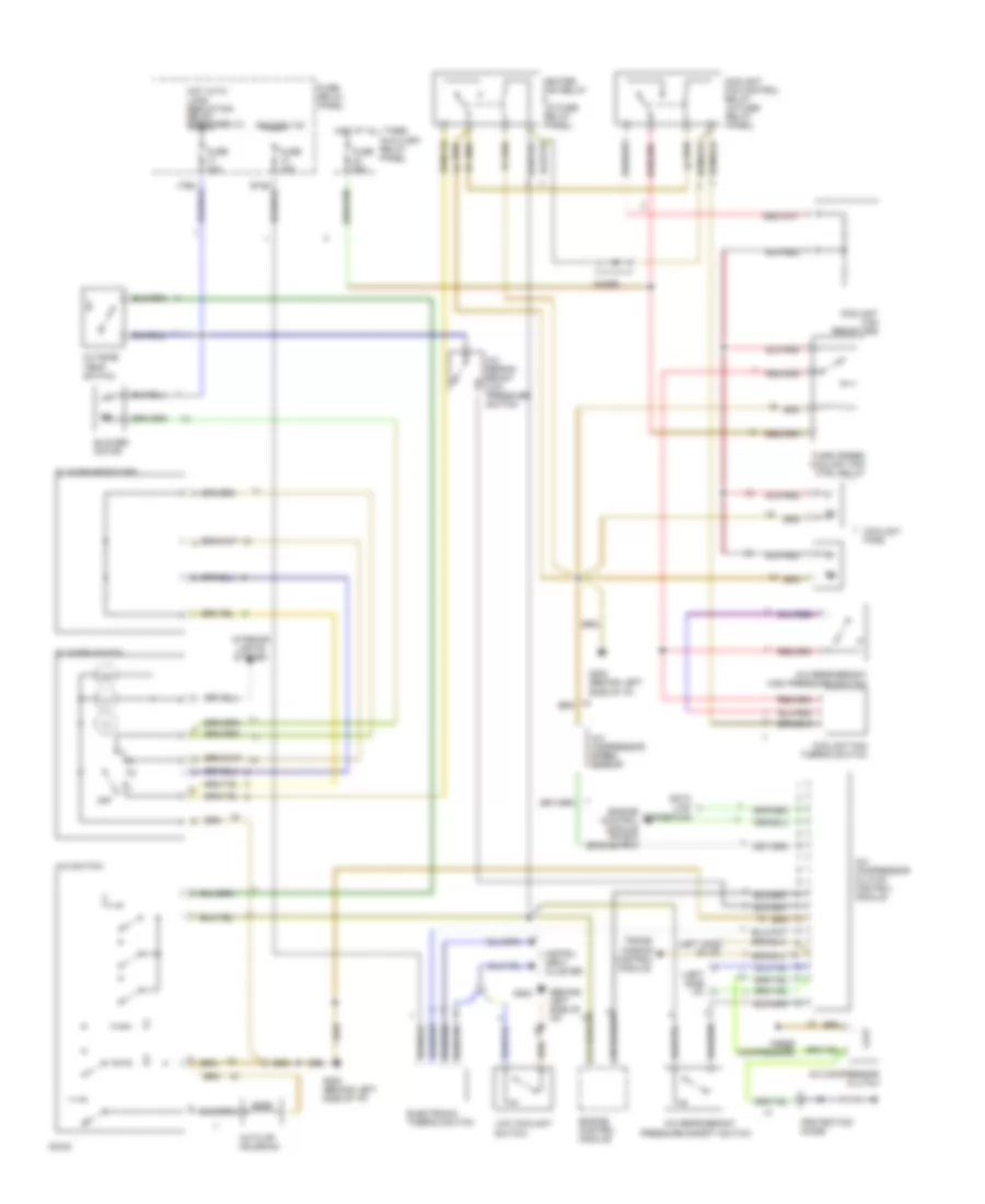 Manual A C Wiring Diagram for Audi 90 CS 1994