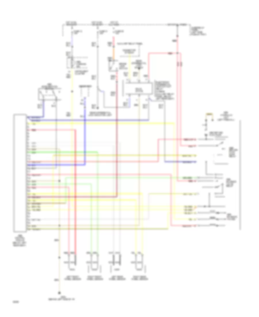 Anti Lock Brakes Wiring Diagram Quattro for Audi 90 CS 1994