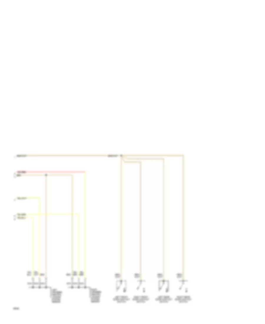 Anti theft  Central Locking Wiring Diagram 2 of 2 for Audi 90 CS 1994