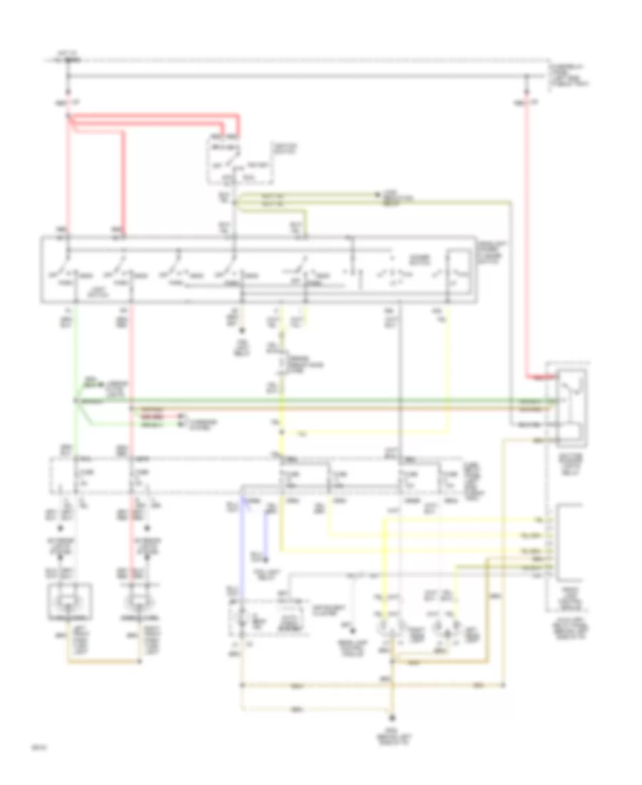 Headlamps Wiring Diagram Canada for Audi 90 CS 1994