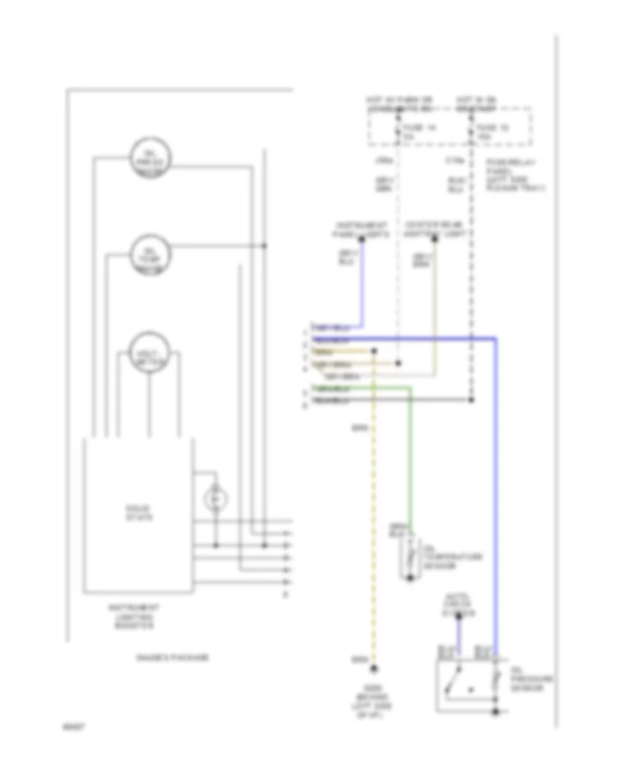 Instrument Panel Wiring Diagram 90 Wiring Diagram 2 Of 2 for Audi 90 CS 1994