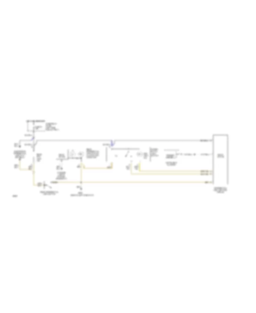 Differential Lock Wiring Diagram Quattro for Audi 90 CS 1994