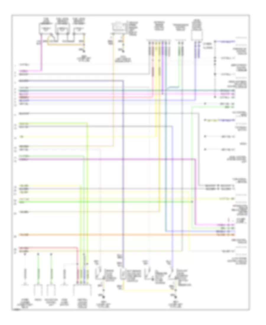 Instrument Cluster Wiring Diagram 2 of 2 for Audi A6 2001