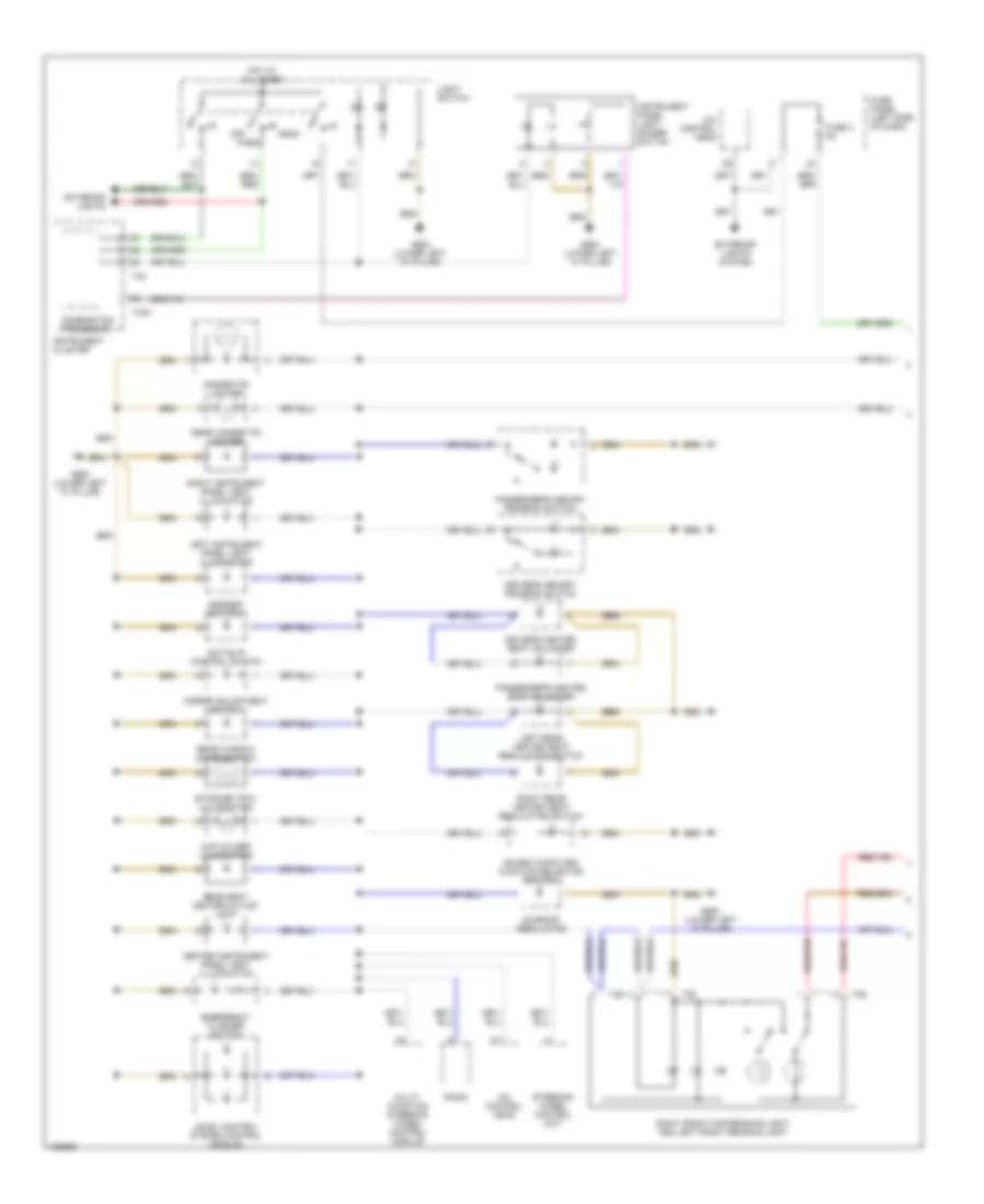 Interior Lights Wiring Diagram 1 of 3 for Audi A6 2001