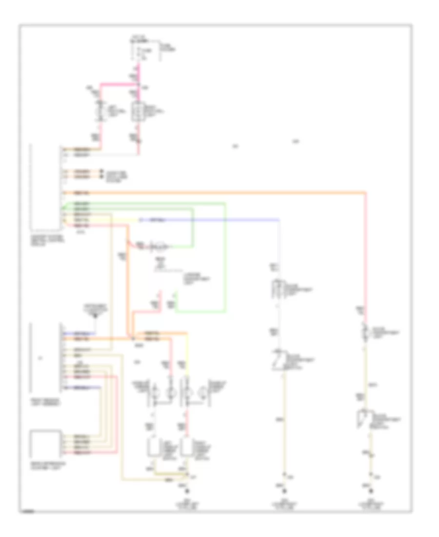 Courtesy Lamps Wiring Diagram Avant 1 of 2 for Audi A4 2002
