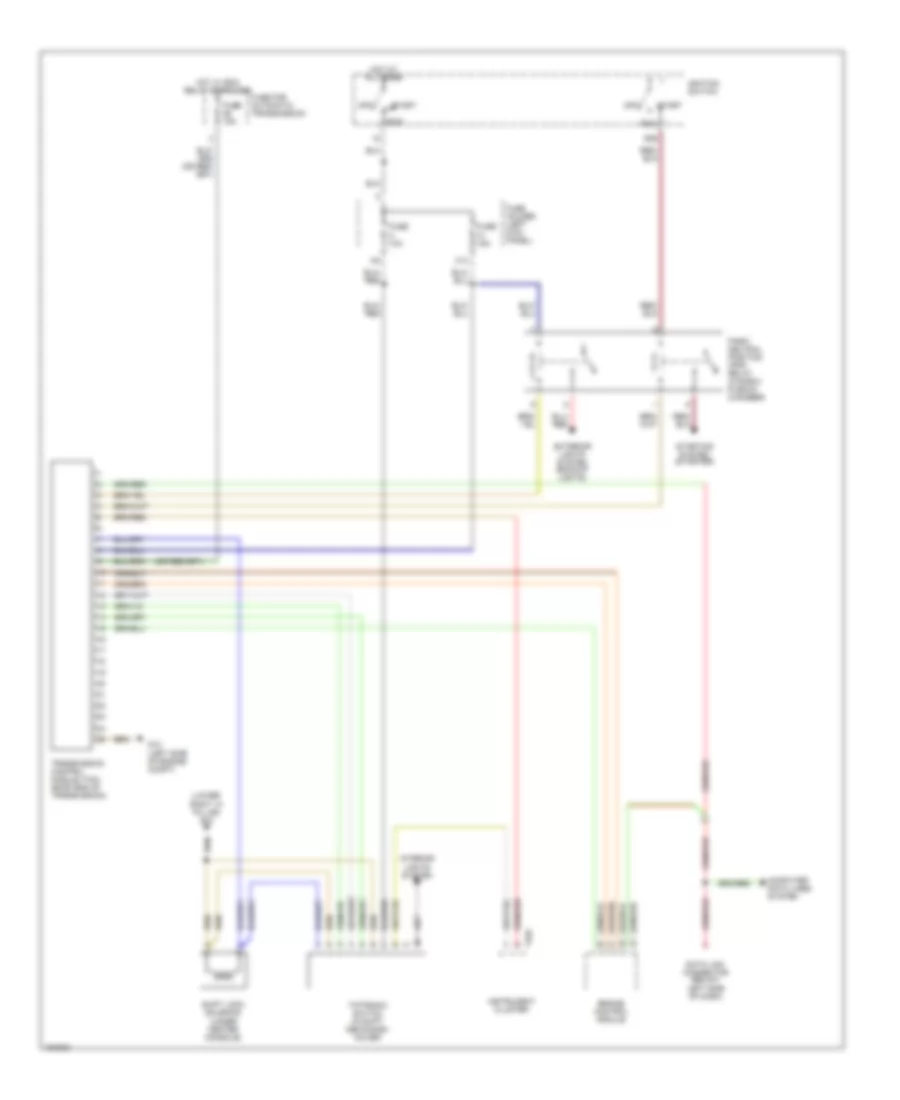 A T Wiring Diagram with CVT for Audi A4 2002