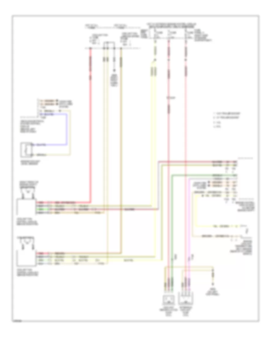 Cooling Fan Wiring Diagram for Audi A8 2012