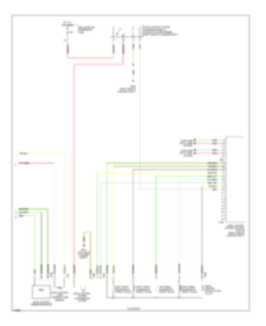 Electronic Suspension Wiring Diagram 2 of 2 for Audi A8 2012