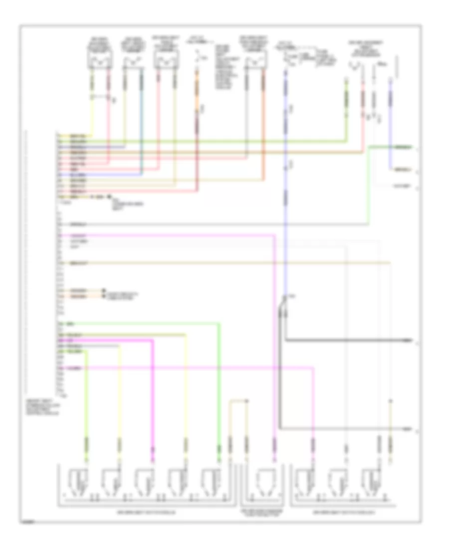 Driver s Memory Seat Wiring Diagram 1 of 2 for Audi A8 2012
