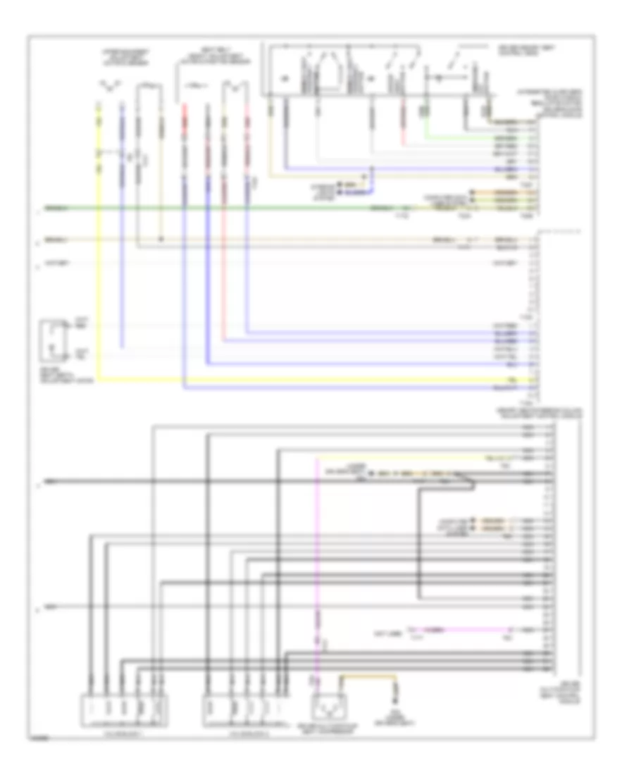 Driver s Memory Seat Wiring Diagram 2 of 2 for Audi A8 2012