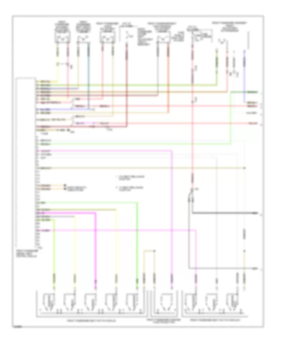 Passenger s Memory Seat Wiring Diagram 1 of 2 for Audi A8 2012