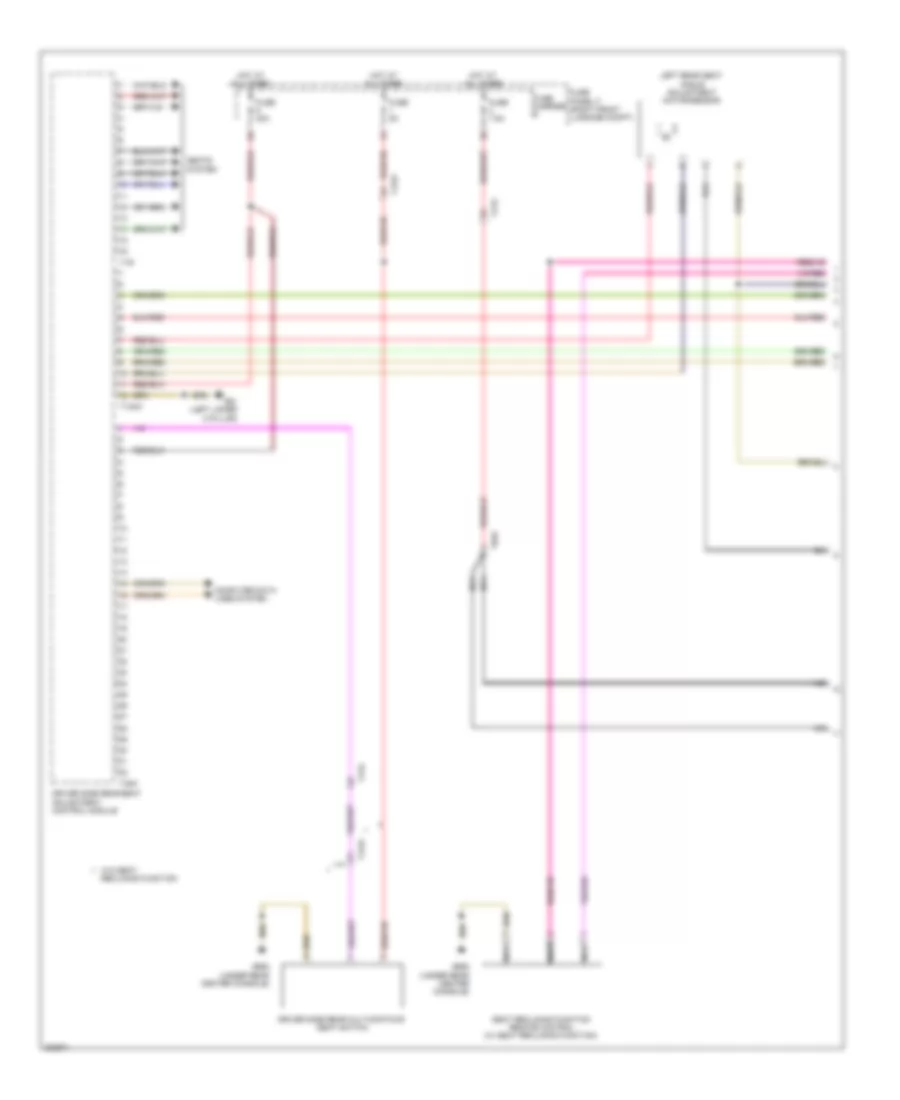 Rear Seats Wiring Diagram 1 of 4 for Audi A8 2012