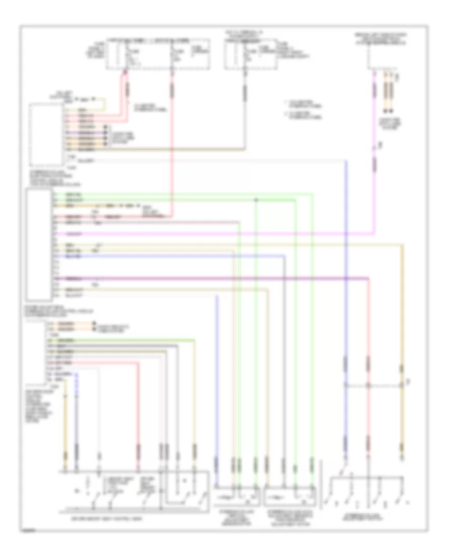 Steering Column Memory Wiring Diagram for Audi A8 2012