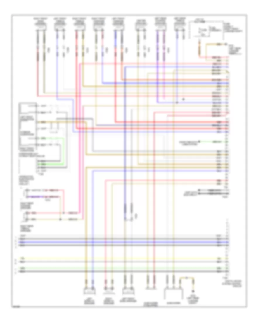 Radio Wiring Diagram Bose 2 of 2 for Audi A8 2012