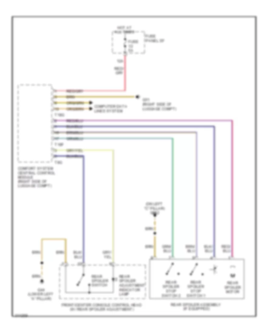 Active Bodyworks Wiring Diagram Early Production for Audi TT S Quattro 2009