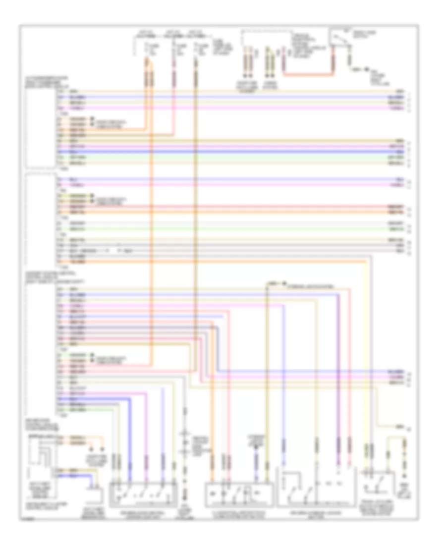 Anti theft Wiring Diagram Early Production 1 of 2 for Audi TT S Quattro 2009