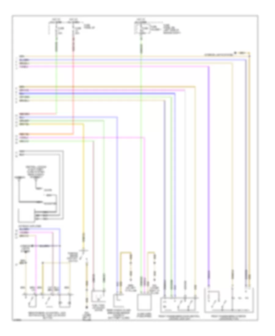 Anti theft Wiring Diagram Late Production 2 of 2 for Audi TT S Quattro 2009