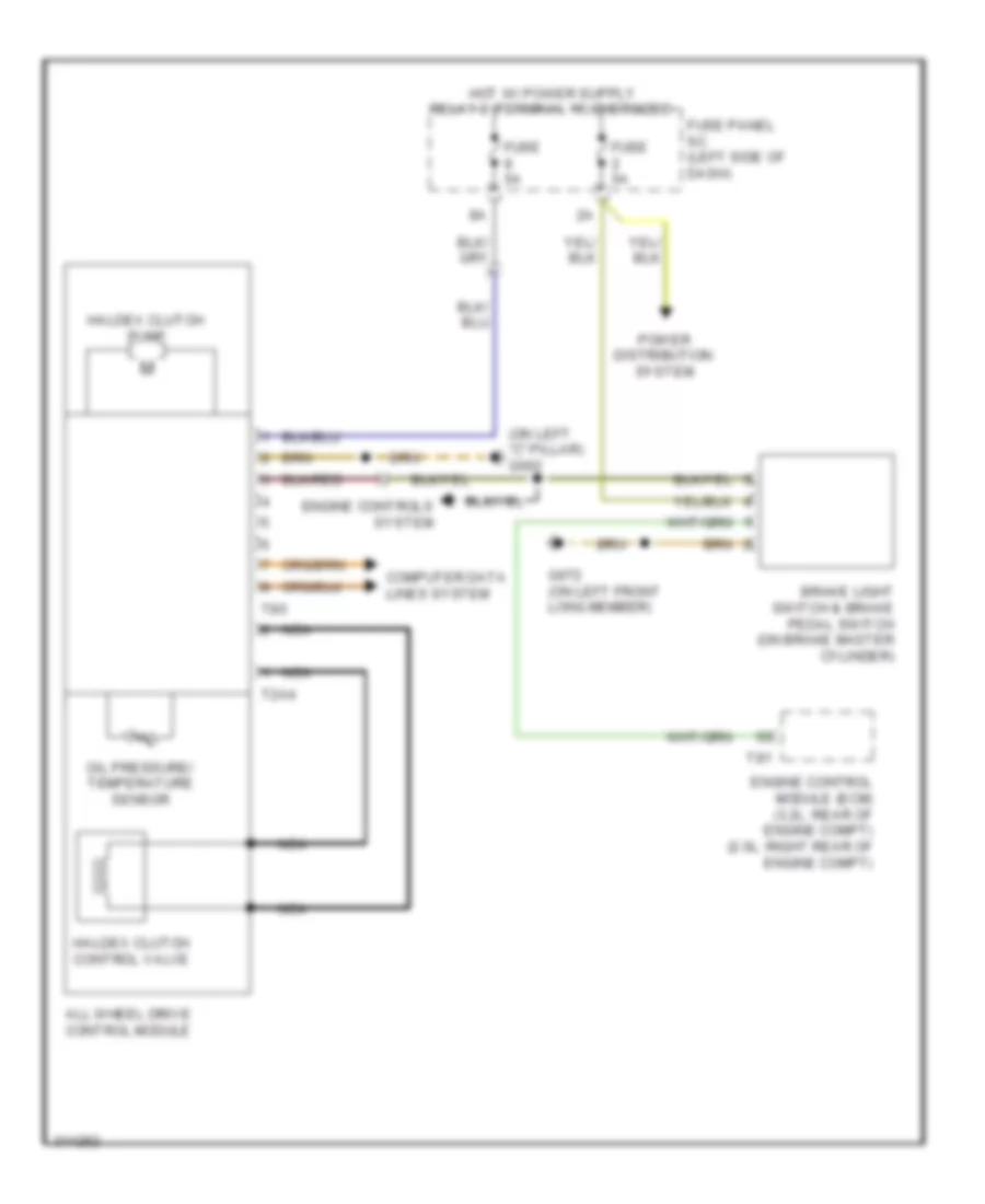 AWD Wiring Diagram for Audi TT S Quattro 2009