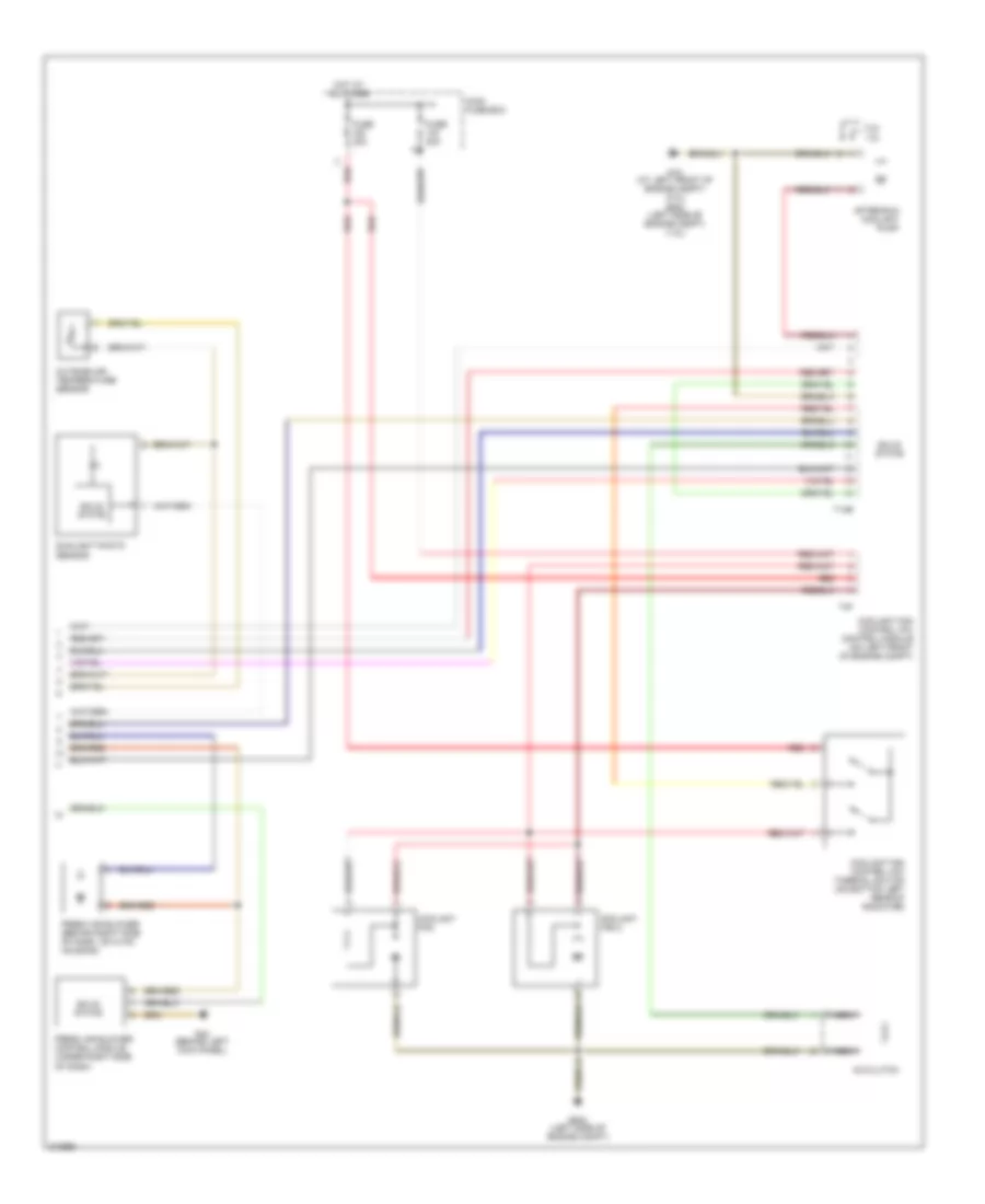 Automatic AC Wiring Diagram (2 of 2) for Audi TT 2006