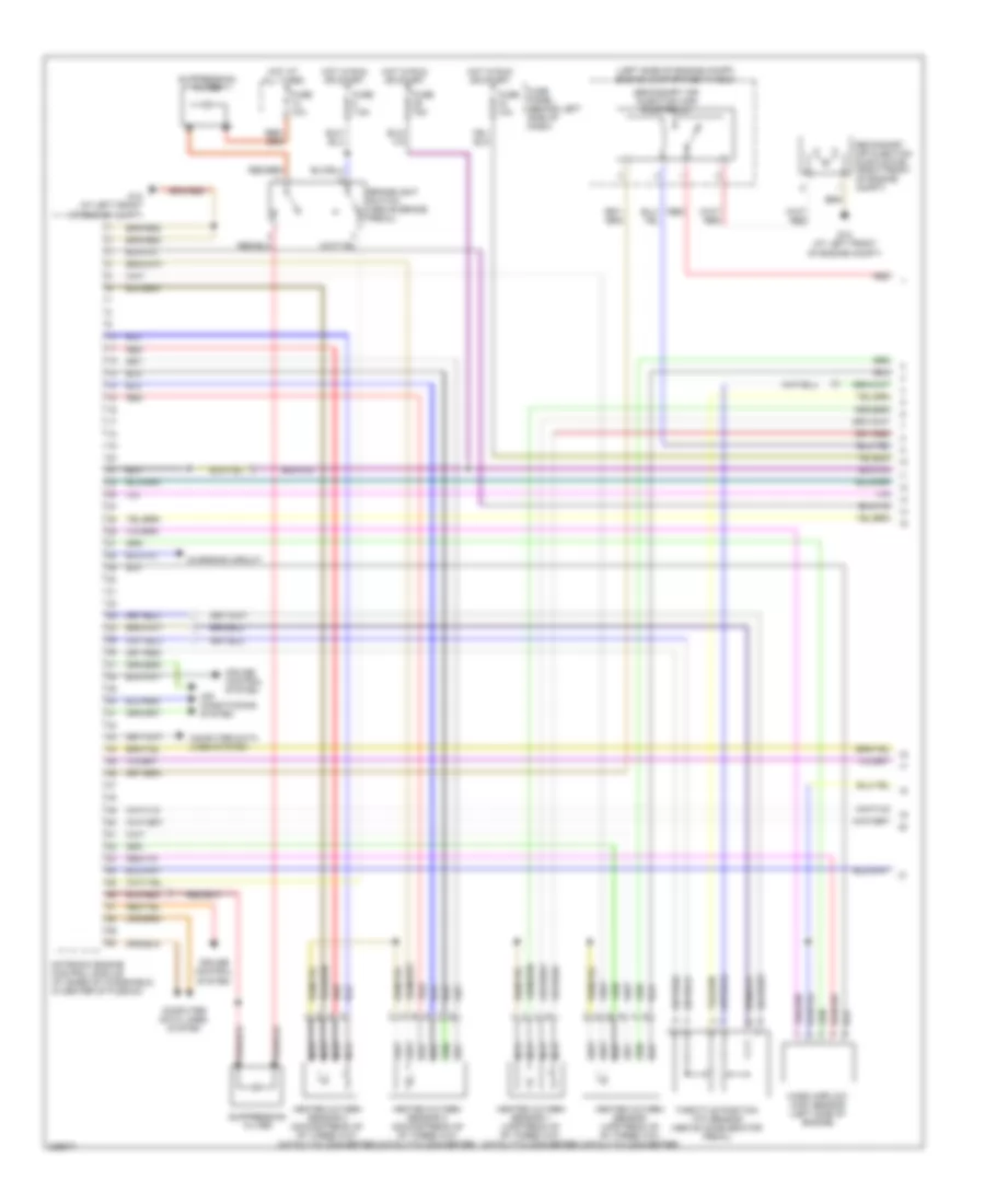 3.2L, Engine Performance Wiring Diagram (1 of 4) for Audi TT 2006