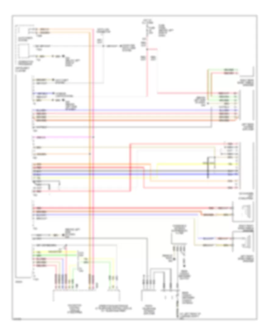 Radio Wiring Diagram, Coupe without Bose for Audi TT 2006