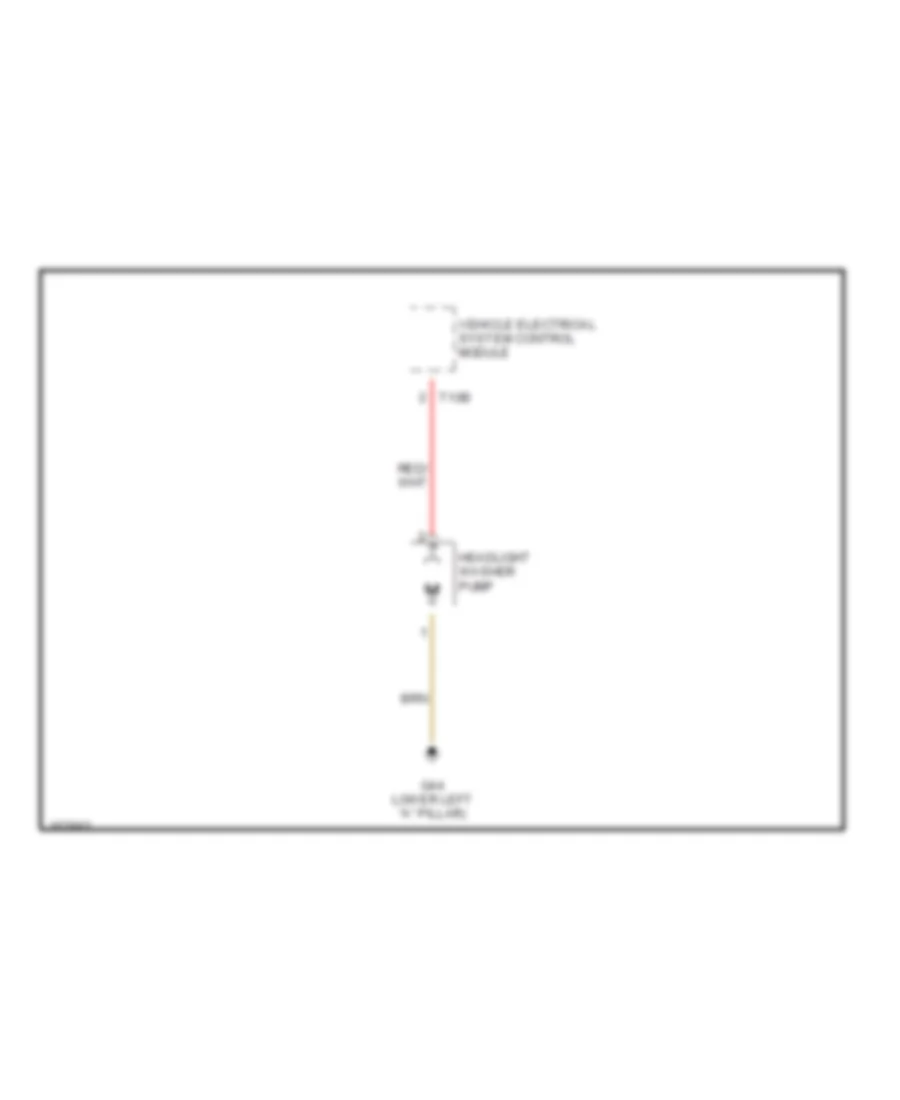 схема шайбы фары для Audi A4 Avant Quattro 2002