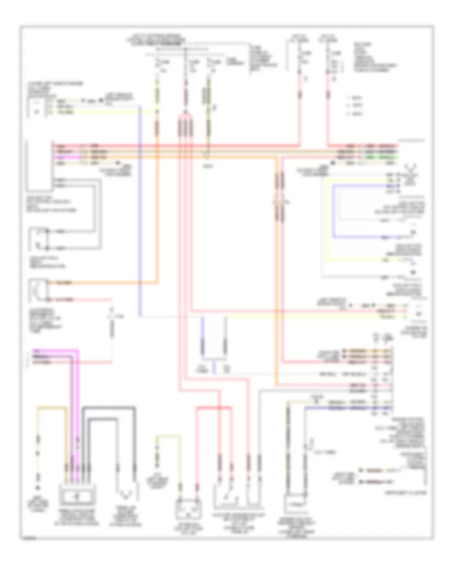 Automatic AC Wiring Diagram, Basic (2 of 2) for Audi A4 2014