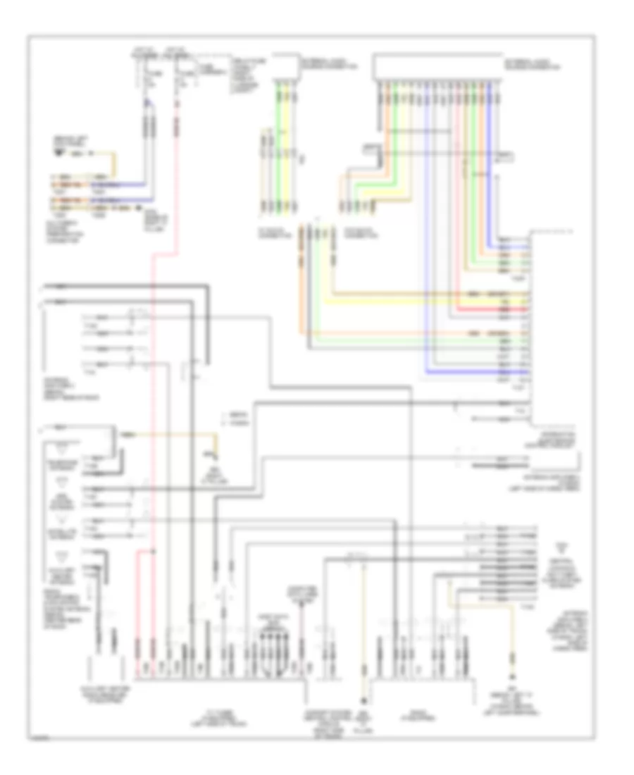 Multimedia Interface Wiring Diagram (2 of 2) for Audi A4 2014