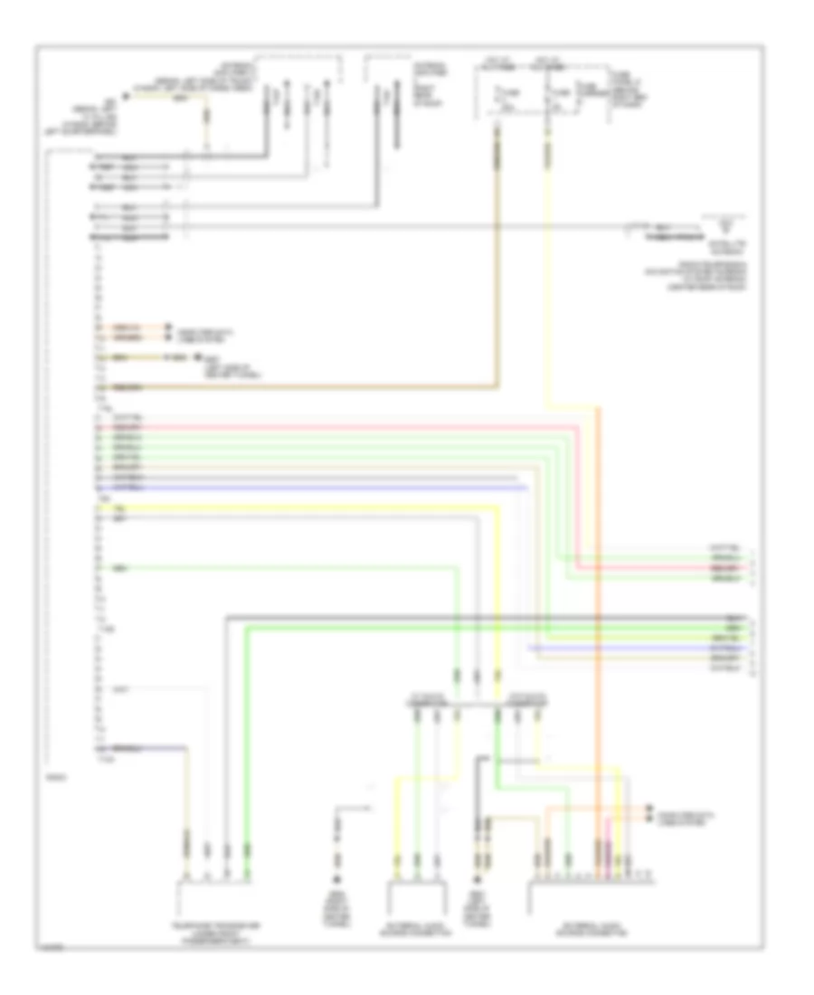 Radio Wiring Diagram, Premium Infotainment (1 of 2) for Audi A4 2014