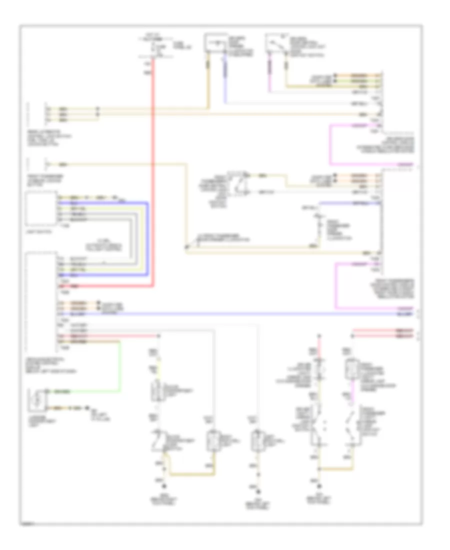 Courtesy Lamps Wiring Diagram 1 of 2 for Audi A3 2 0 TDI 2010
