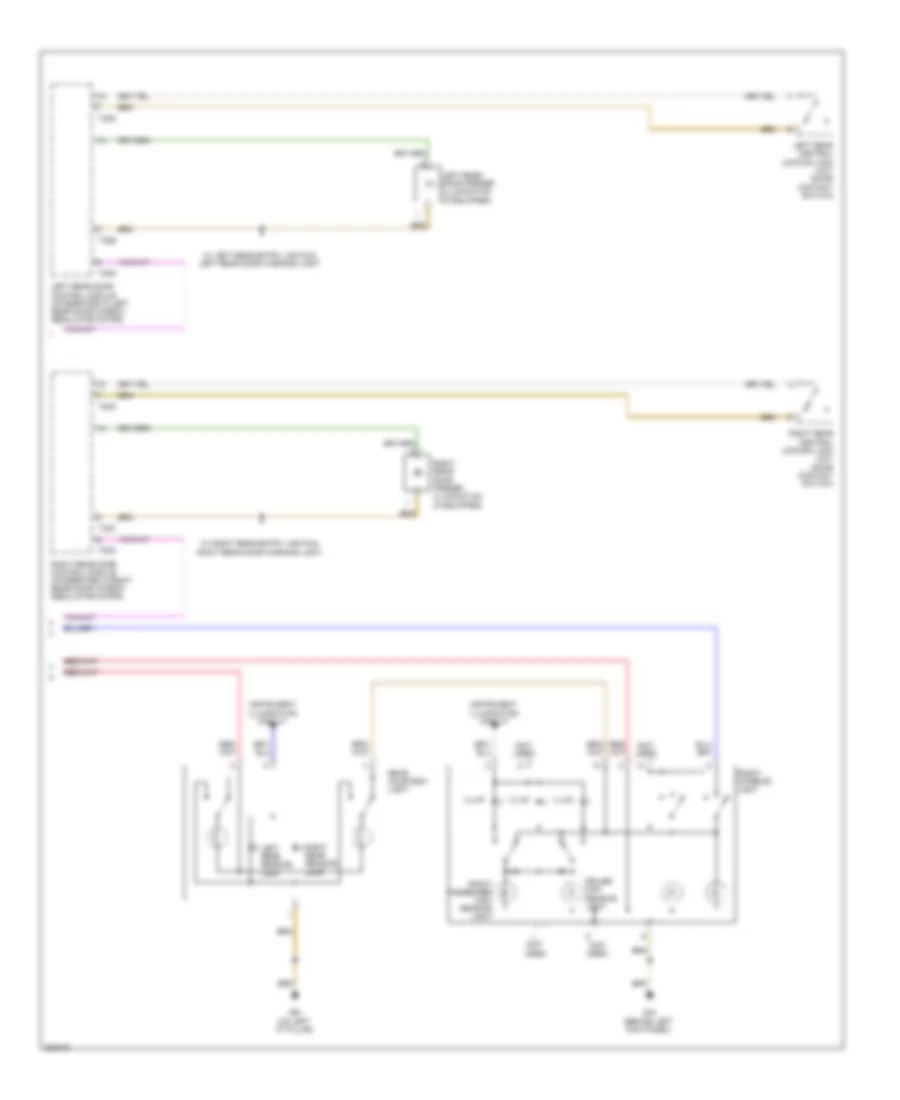 Courtesy Lamps Wiring Diagram 2 of 2 for Audi A3 2 0 TDI 2010