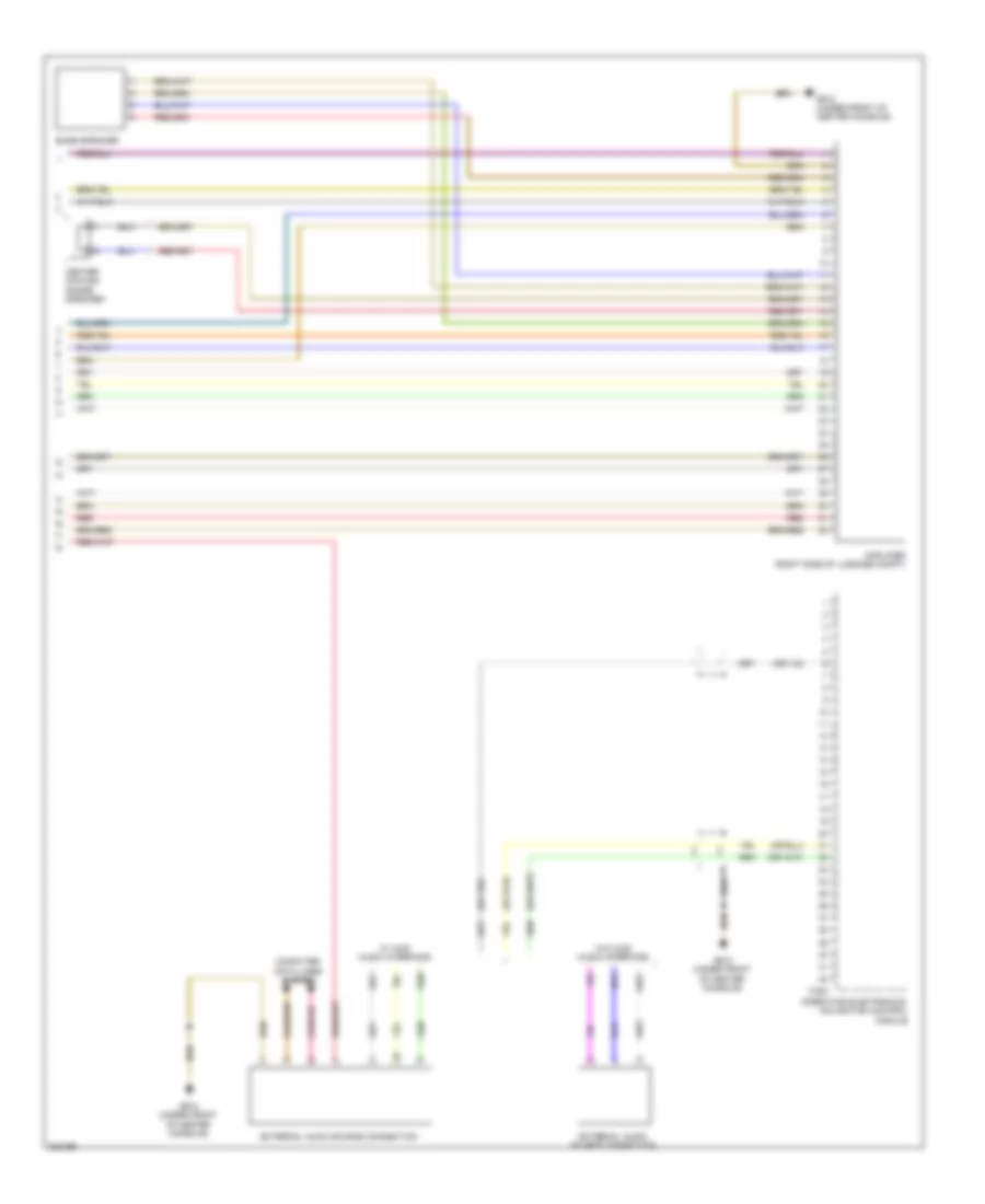 Radio Wiring Diagram, with RNS-E with Bose (3 of 3) for Audi A3 2.0 TDI 2010