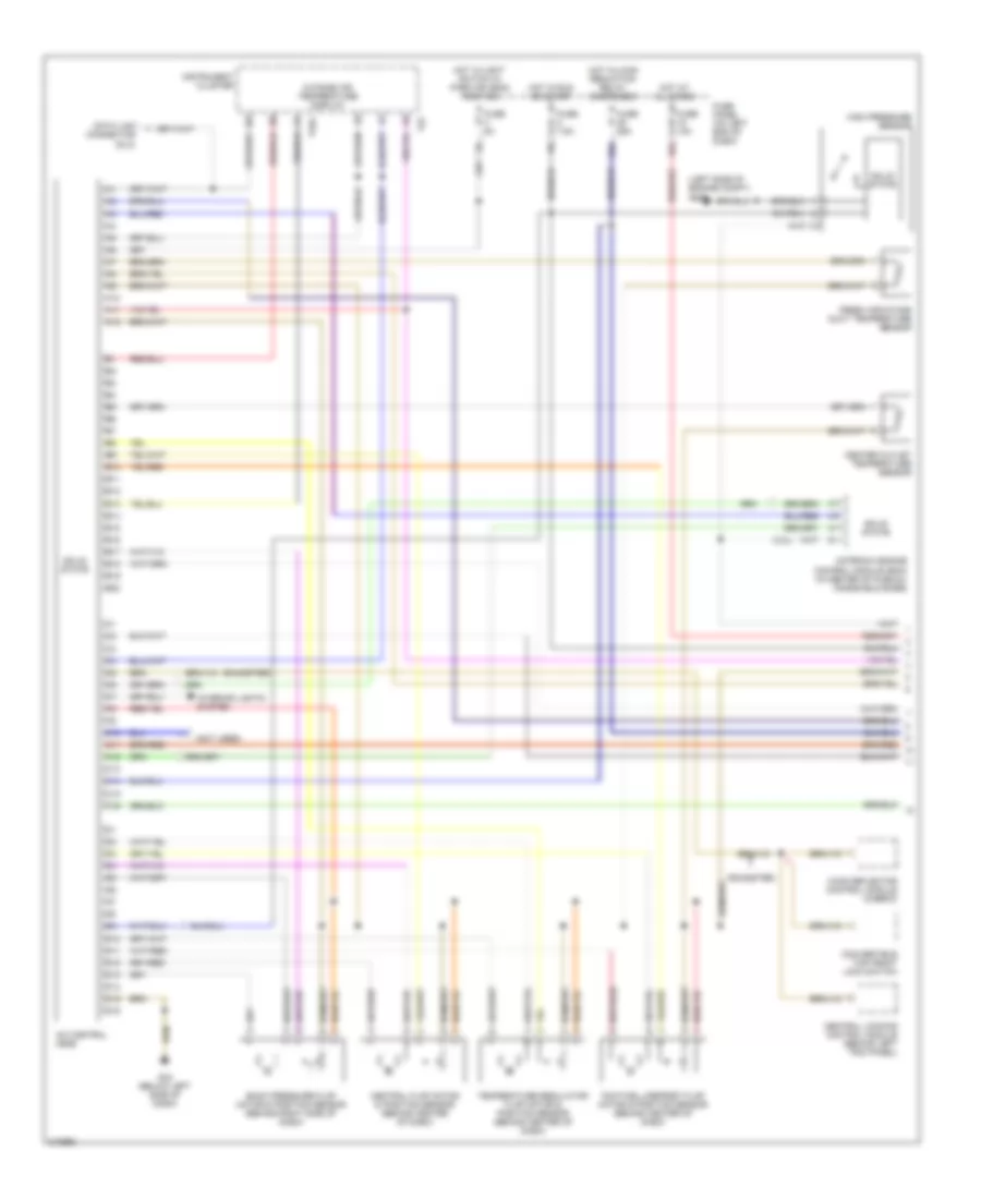 Automatic A C Wiring Diagram 1 of 2 for Audi TT Quattro 2006
